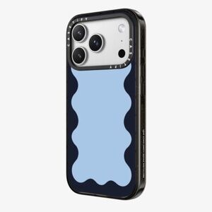 casetify - Blue Background Wavy Border - iPhone 17 pro max